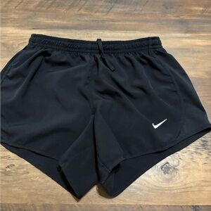 Nike Black Running Shorts with White Logo
